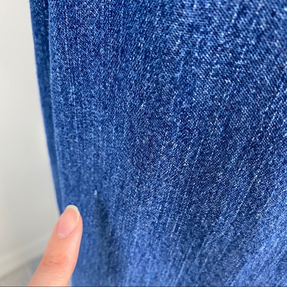 Vintage Blass Sport Denim Button Front Skirt 6P - Picture 12 of 15